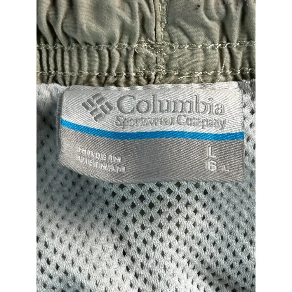 Columbia PFG Women's Omni-Shade Fishing Shorts Beige Size Large